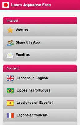 Learn Japanese Free android App screenshot 4
